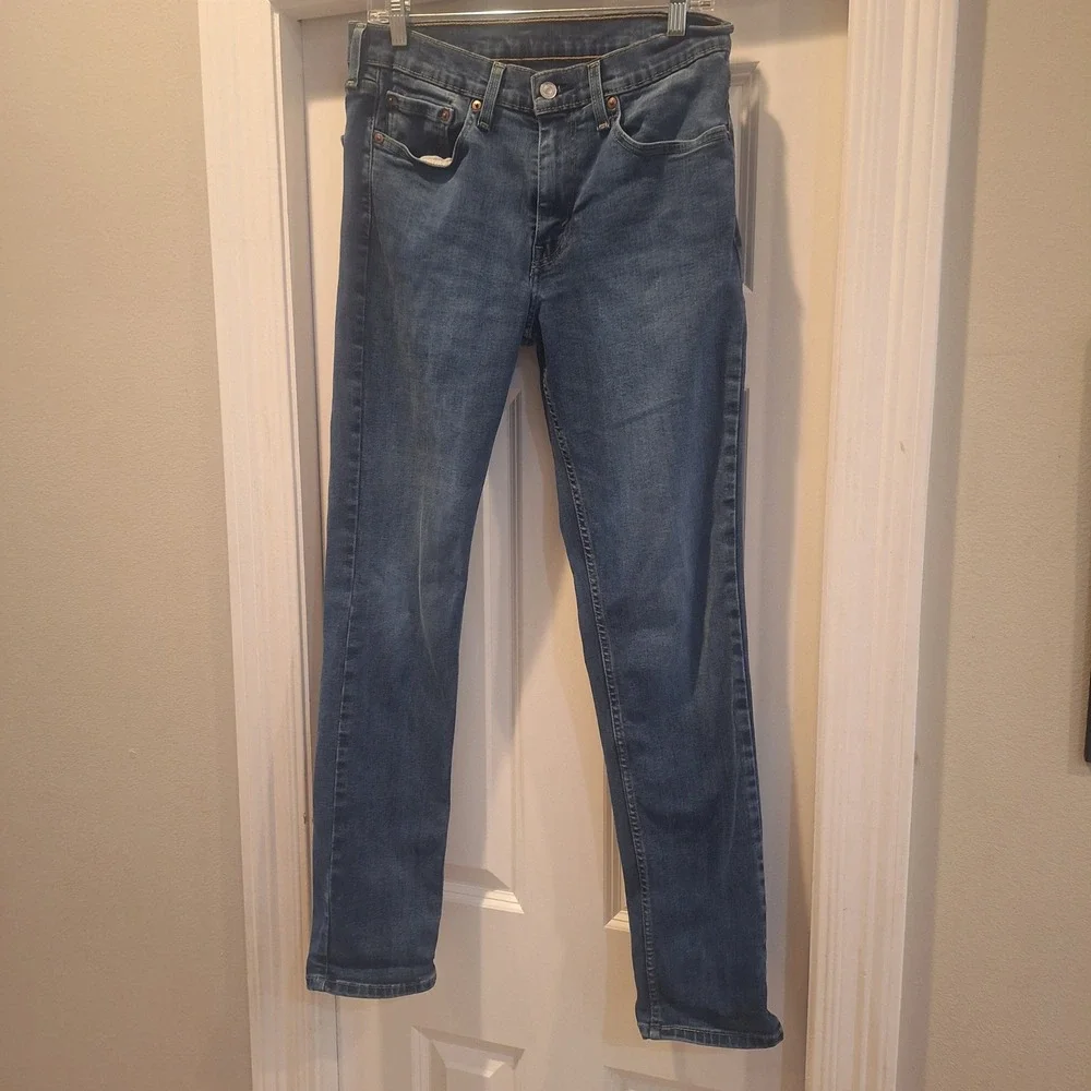 Levis 511 Slim Fit Jeans Mens 32x32 (31x30) Denim Med Wash Casual Classic Pants
